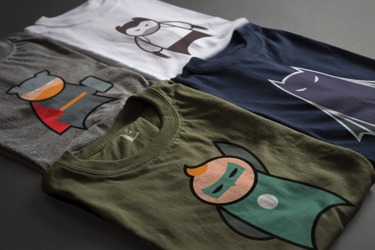 Minimalistic superheroes